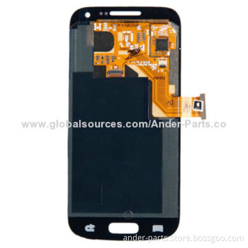 LCD display with touchscreen digitizer for Samsung Galaxy S4 Mini i9195 i9190, White/Blue